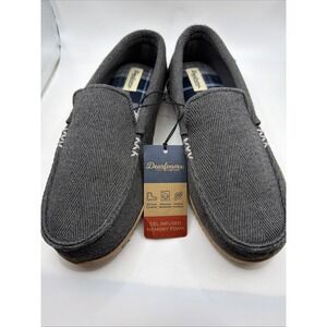 Men's Dearfoams Gray Memory Foam Slippers Grey Size Medium 9-10. New